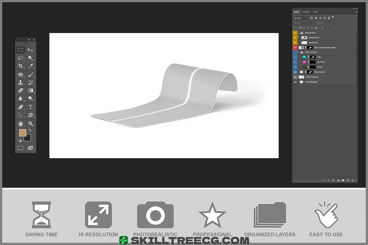 图片[2]-Large Gaming Mouse Pad Mockup（618758）-技能树